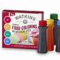 Watkins Food Coloring Chart
