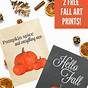 Fall Art Printables