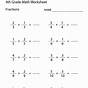 Free Math Worksheets For 4th Graders