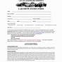 Printable Car Show Registration Form Template