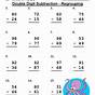 Subtraction With Regrouping Worksheets Year 1