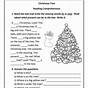 Esl Christmas Worksheets