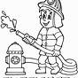 Printable Firefighter Coloring Pages
