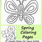 Printable Spring Coloring Pages Free