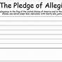 Meaning Of The Pledge Of Allegiance Worksheet