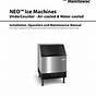 Manitowoc Ice Machine Manual Iy0504a-161