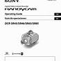 Sony Dcr Sx41 Manual