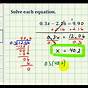 Equations With Decimals Worksheet