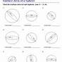 Surface Area Sphere And Hemisphere Worksheets Answers