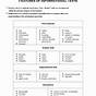 Identifying Text Features Worksheet