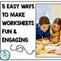 Fun And Engaging Worksheets For Kindergarten