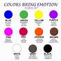 Emotion Mood Color Chart