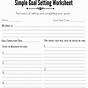Creating Goals Worksheet