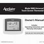 Aprilaire 8120 And 8126 Ventilation Owner Manual