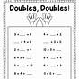 Doubles Math Worksheet First Grade