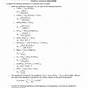Chemical Equilibrium Worksheet Answers
