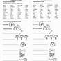 Worksheets For Singular And Plural Nouns
