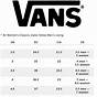 Vans Youth Size Chart Clothing