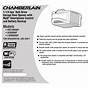 Chamberlain Garage Door Opener Manual 7675