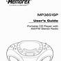 Memorex Md6126cp Cd Player User Manual