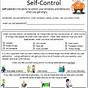 Worksheets On Self Control