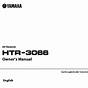 Yamaha Htr 3065 Manual