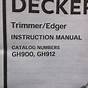 Gh912 Black And Decker Manual