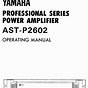 Yamaha Ast A10 Owner's Manual