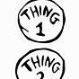 Printable Thing 1 And Thing 2