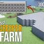 Minecraft Creeper Farm Schematic