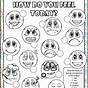 Feelings And Emotions Worksheet Printable