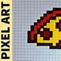 Pizza Minecraft Pixel Art