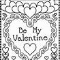 Printable Valentines Coloring Cards