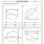 Name That Circle Part Worksheets Answers