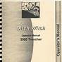 Ditch Witch Parts Manual Free
