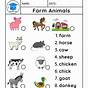Farm Worksheets For Kindergarten