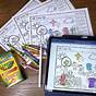 Free Following Directions Coloring Sheets
