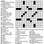 Printable Sports Crossword Puzzles For Adults