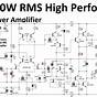 1000 Watt Power Amplifier Circuit Diagram