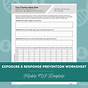 Exposure Response Prevention Worksheets