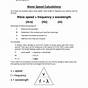 Wave Calculations Worksheets Answers