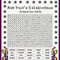 Free Printable New Years Word Search