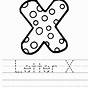Letter X Printable Worksheet