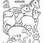 Farm Animals Printable Coloring Pages