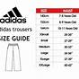 Adidas Softball Pants Size Chart