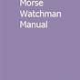 Morse Watchman Keywatcher User Manual