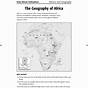 Geography Of Africa Worksheet Pdf