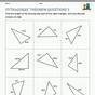 Geometry Pythagorean Theorem Worksheet Answers