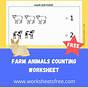 Farm Animal Counting Worksheet