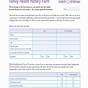 Family Health History Worksheet